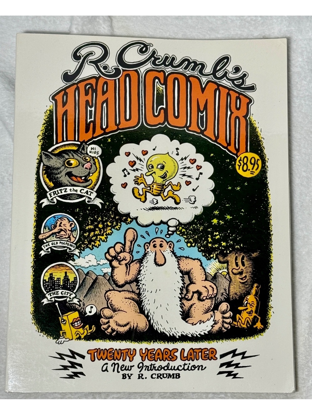 R. Crumb’s Head Comix 1988 Fireside 1st Edition Underground Comics Paperback